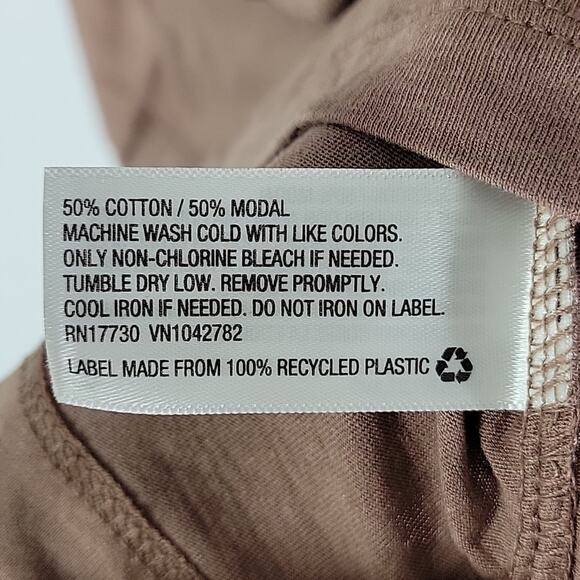 A New Day Lightweight Short Sleeve Tee, 3 Pack, Light Brown, Sz S, NWT - Picture 5 of 7